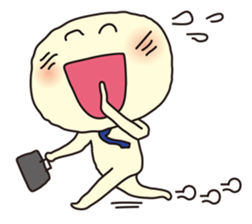 A man with late return sticker #394186