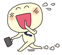 A man with late return sticker #394186