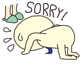 A man with late return sticker #394224