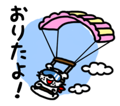 Dog of the mustache 4 sticker #394322