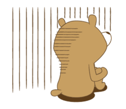 Costume bear and brown bear sticker #394707