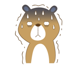 Costume bear and brown bear sticker #394715