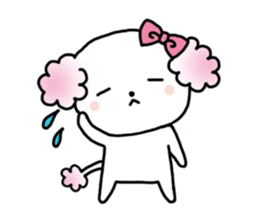 Cute Poodle1 sticker #394790