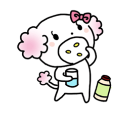 Cute Poodle1 sticker #394792