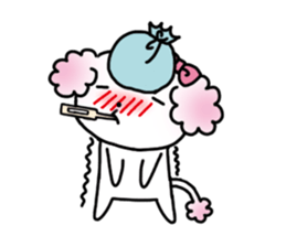 Cute Poodle1 sticker #394797