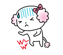 Cute Poodle1 sticker #394806