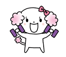 Cute Poodle1 sticker #394812