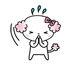 Cute Poodle1 sticker #394819
