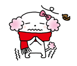 Cute Poodle1 sticker #394823