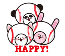 BASEBALL ANIMALS sticker #395079