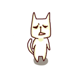 YURU-YURU Cat and mouse. sticker #396599