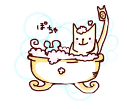 YURU-YURU Cat and mouse. sticker #396618