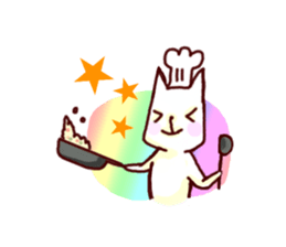 YURU-YURU Cat and mouse. sticker #396620