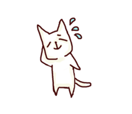 YURU-YURU Cat and mouse. sticker #396623