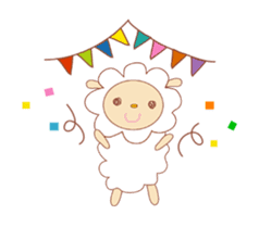 Lovely sheep sticker #397155