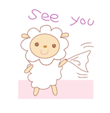 Lovely sheep sticker #397172