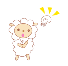 Lovely sheep sticker #397179