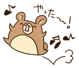 Droll bear sticker #397268