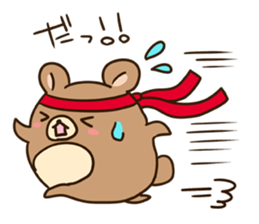 Droll bear sticker #397275