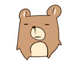 Droll bear sticker #397280