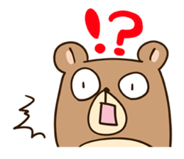 Droll bear sticker #397282