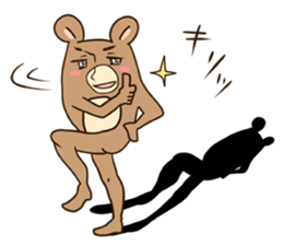 Droll bear sticker #397294