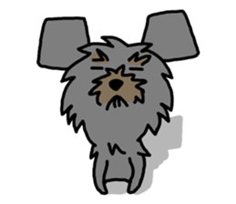 Cute yorkie sticker #397677