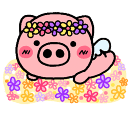 pig heart sticker #398347