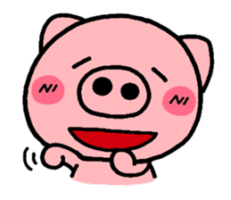 pig heart sticker #398365