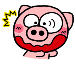 pig heart sticker #398368