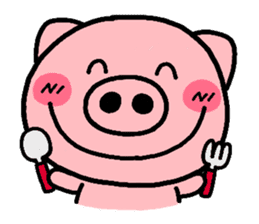 pig heart sticker #398377