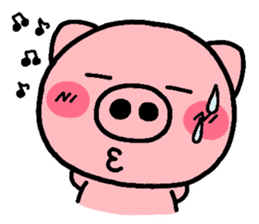pig heart sticker #398378
