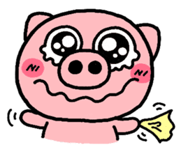 pig heart sticker #398381