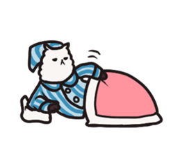 "pacamodoki" - alpaca's funny 2set stamp sticker #398839