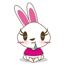 PuPu, the cheerful and sweet bunny sticker #399185