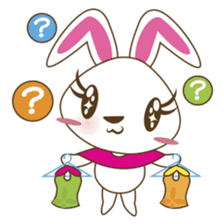 PuPu, the cheerful and sweet bunny sticker #399187