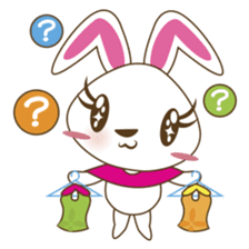 PuPu, the cheerful and sweet bunny sticker #399187