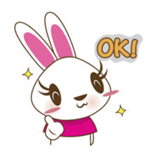PuPu, the cheerful and sweet bunny sticker #399189