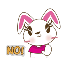 PuPu, the cheerful and sweet bunny sticker #399190