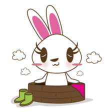 PuPu, the cheerful and sweet bunny sticker #399191