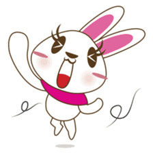 PuPu, the cheerful and sweet bunny sticker #399193