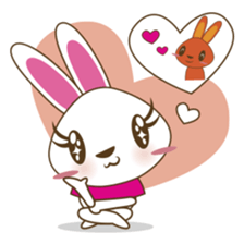 PuPu, the cheerful and sweet bunny sticker #399194