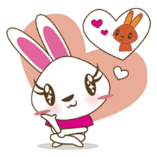 PuPu, the cheerful and sweet bunny sticker #399194