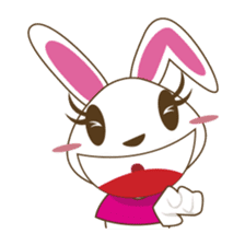 PuPu, the cheerful and sweet bunny sticker #399197