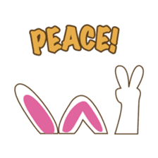 PuPu, the cheerful and sweet bunny sticker #399199