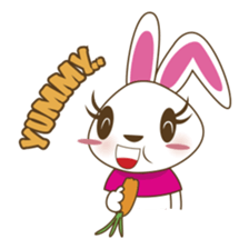 PuPu, the cheerful and sweet bunny sticker #399201