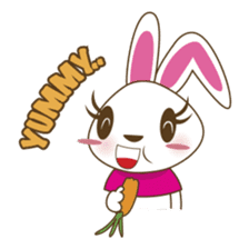 PuPu, the cheerful and sweet bunny sticker #399201