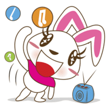 PuPu, the cheerful and sweet bunny sticker #399205