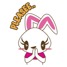 PuPu, the cheerful and sweet bunny sticker #399208