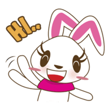 PuPu, the cheerful and sweet bunny sticker #399211